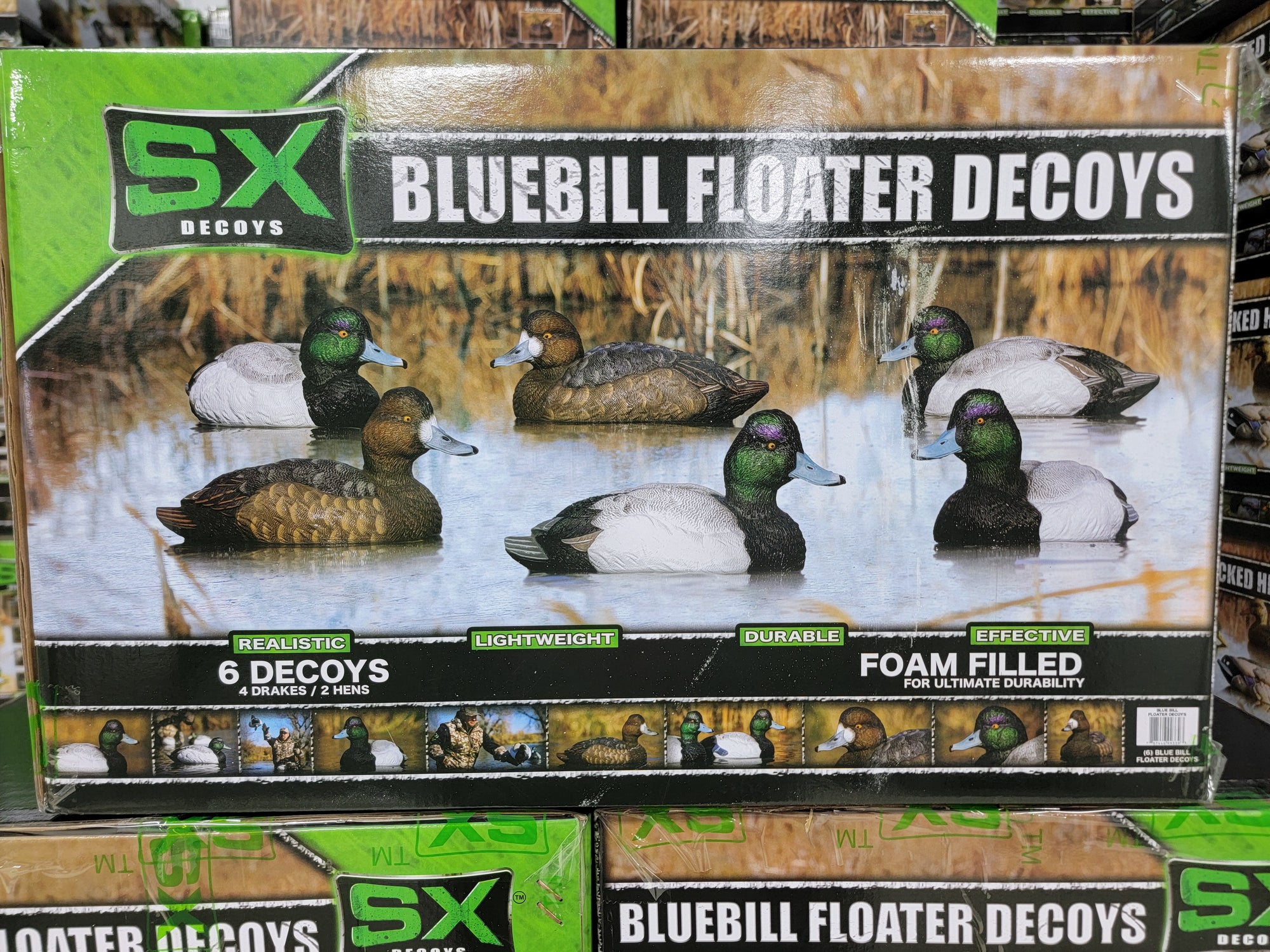 SX bluebill decoys