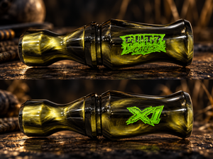 butz calls duck call black gold swirl 