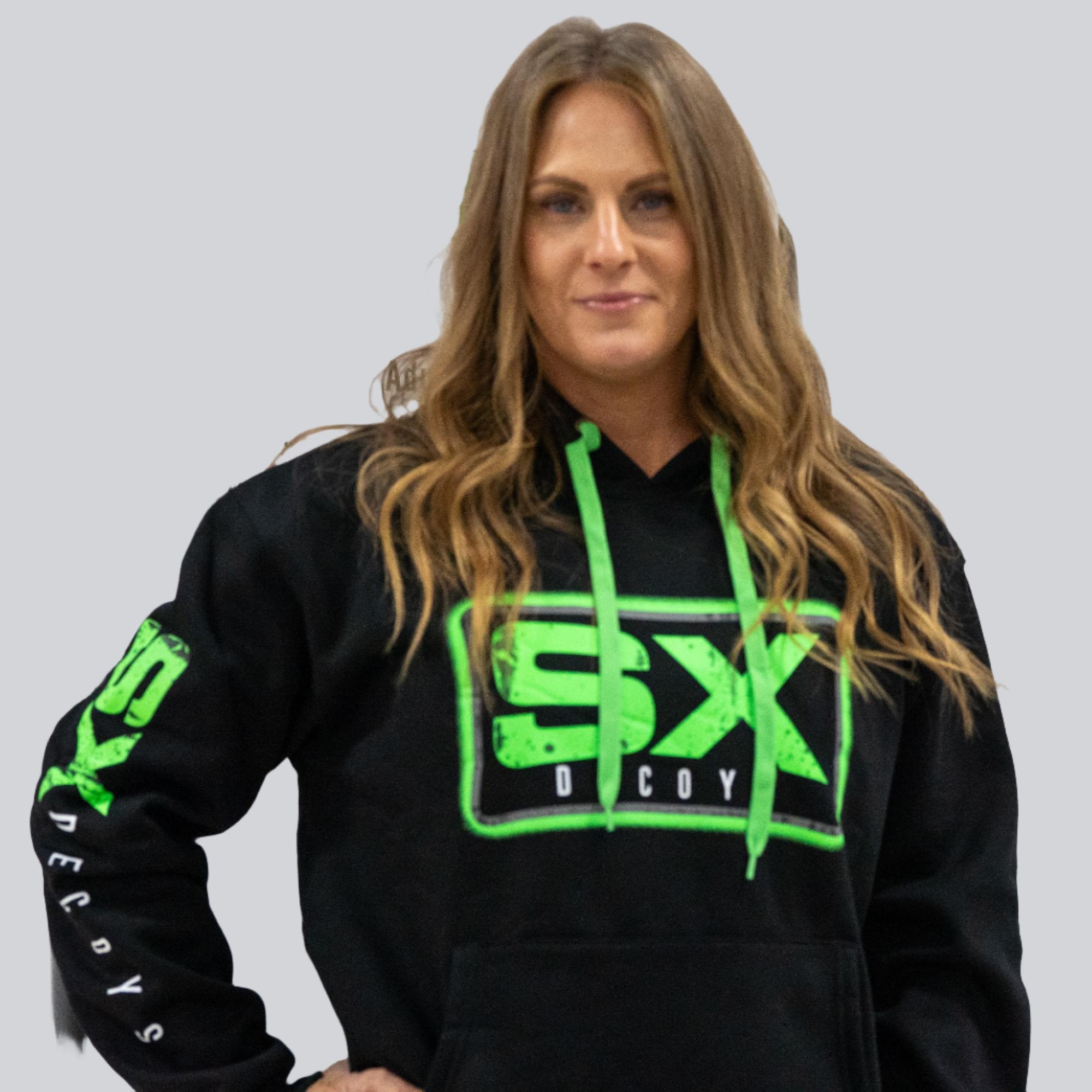 sx decoys black hoodie