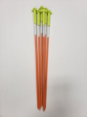 18 inch orange full body decoy stakes