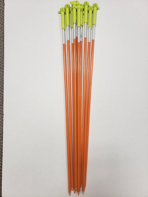 24 inch orange full body decoy stakes