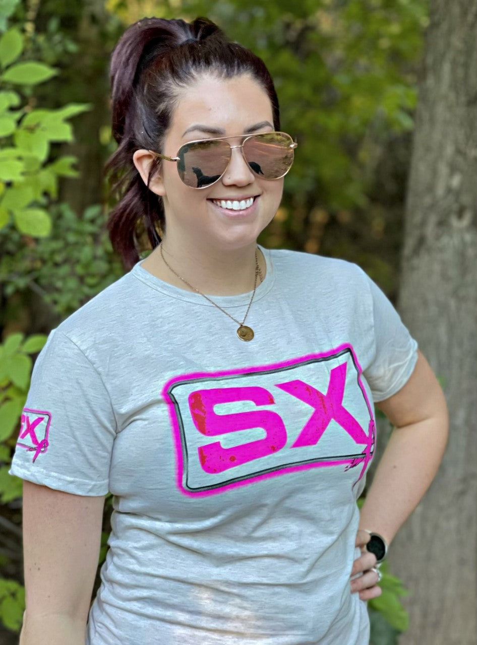 X Pink breast cancer awareness t shirt